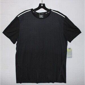 Tek Gear Cool Tek Performance Moisture Wicking Black Men's T-Shirt Size Large